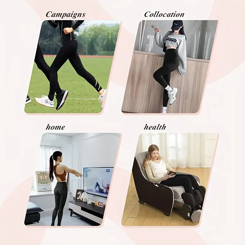 women's high waisted double curve design compression - Temu